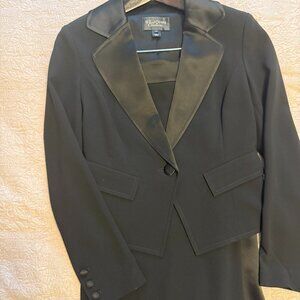 Saint John Couture Tuxedo Skirt Suit